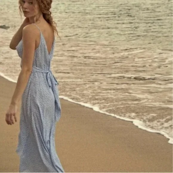 NWT Doen Sonia Dress Cerulean Hillside Bloom - Picture 4 of 9